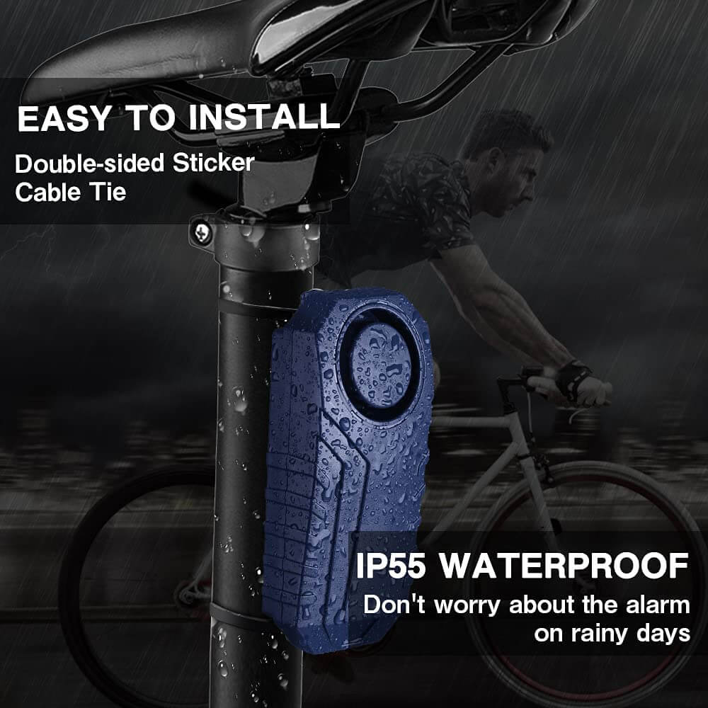 Wsdcam Bike Alarm Bicycle Horn Anti-Theft Waterproof Vibration